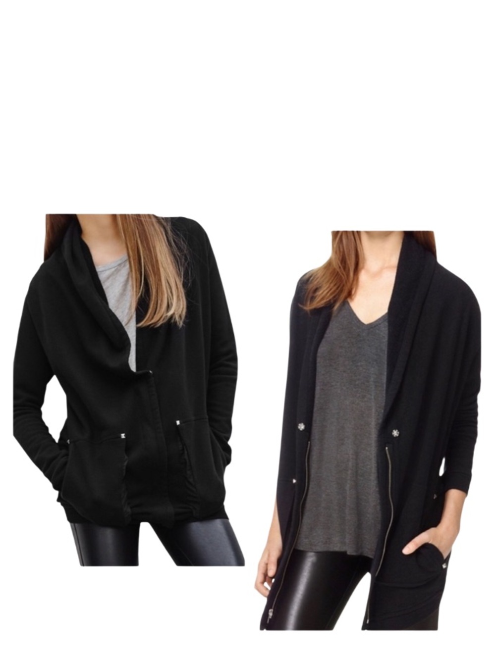 Aritzia Wilfred Rousseau Black Cardigan